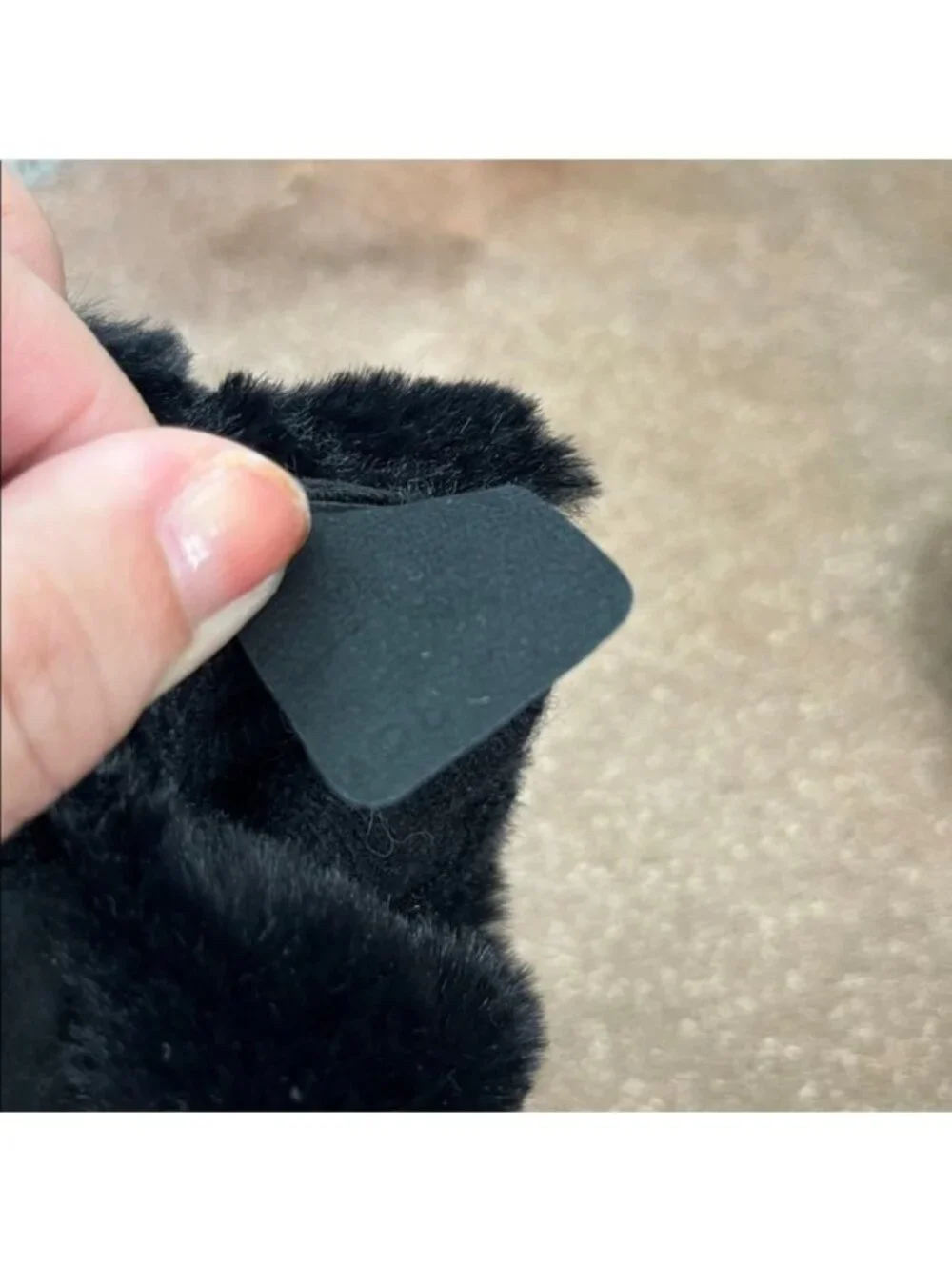 Aquatalia Suede Fur Foldover Gloves